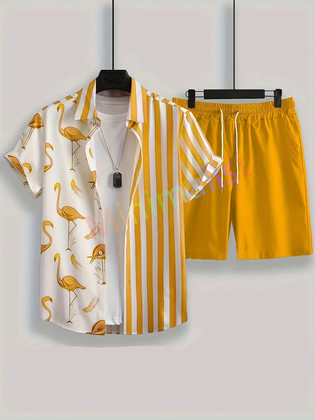 Conjunto Camisa + Short Flamingo